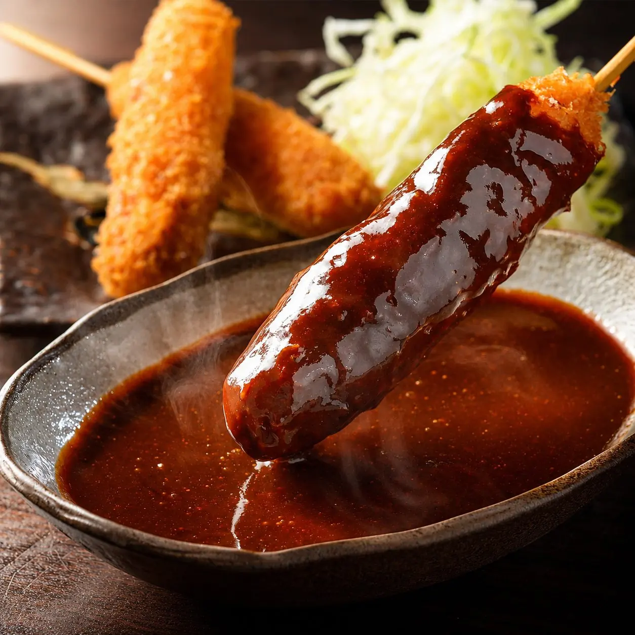 味噌串かつ